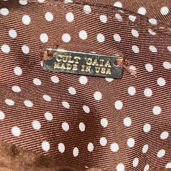 Cult Gaia Women's Brown Faye Silk Darted Dress Small HOST PICK❣️ - Picture 13 of 16